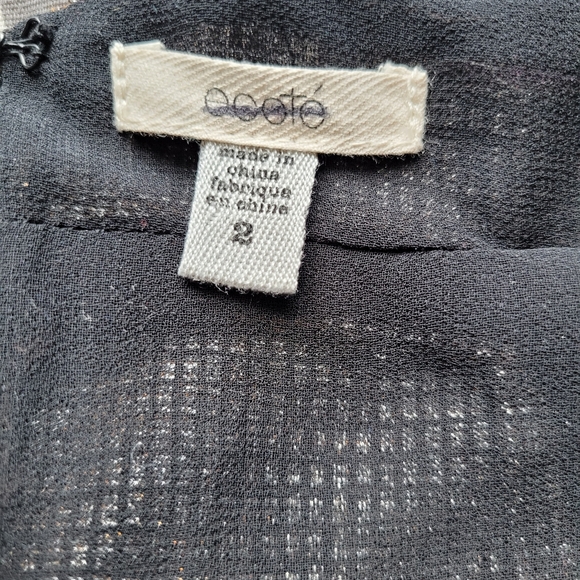 Urban Outfitters Ecote Solid Gold Metallic Tulle Mini Dress, VGUC, Size 2 - Picture 8 of 9